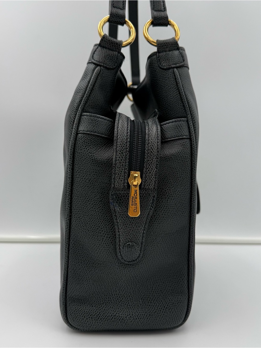 🐢MORABITO COUSU MAIN 1905 PARIS • Sac a Epaule GM Shoulder Bag • Made in FRANCE - Picture 5 of 16